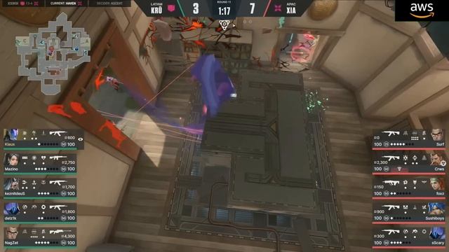 XERXIA vs KRÜ Esports - Game 2 - VCT Champions Istanbul 2022