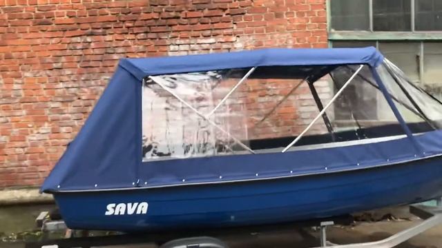 Ходовой тент на моторную лодку SAVA