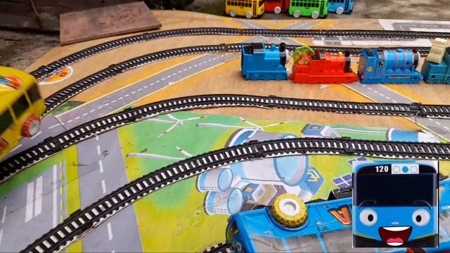 Drama Kereta Api Thomas, Tayo Lani, Helicopter, Tayo Bus Kecil, Thomas Train, Bus Tayo Kecil, Tayo смотреть онлайн