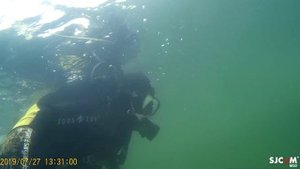 любительский дайвинг на озере лежнинское