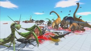 ДИНОЗАВРЫ ПРОТИВ ГИГАНТСКИХ НАСЕКОМЫХ 🔥😱 Animal Revolt Battle Simulator