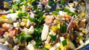 Салат из морепродуктов