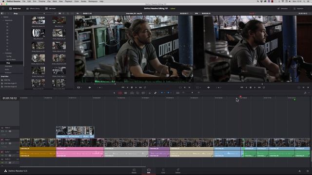 RESOLVE EDITING 101 - 04. Trimming смотреть онлайн