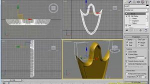 3dsMAX Урок 10. Модификаторы_ Edit Spline, Bevel, Bevel Profile._youtube_original