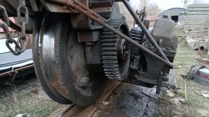 Авария ходовой тележки козлового крана.Ремонт.