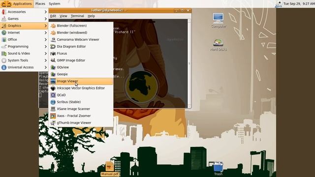 First Dyne:bolic Linux video смотреть онлайн