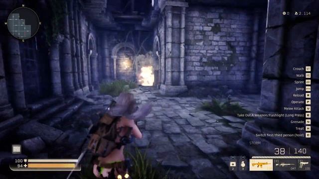 Zombie Girl Замок Меняется Бесконечный Лабиринт Шутер Выживание #4 смотреть онлайн