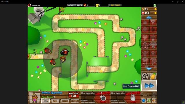 Playing Bloons Tower Defense смотреть онлайн