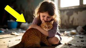 Девушка спасла котёнка, и он помог ей в жизненной ситуации.