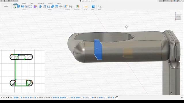 Building a wall mount for an Apple watch charger and Airpods (timelapse)