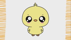 Как нарисовать KAWAII цыпленка I легко