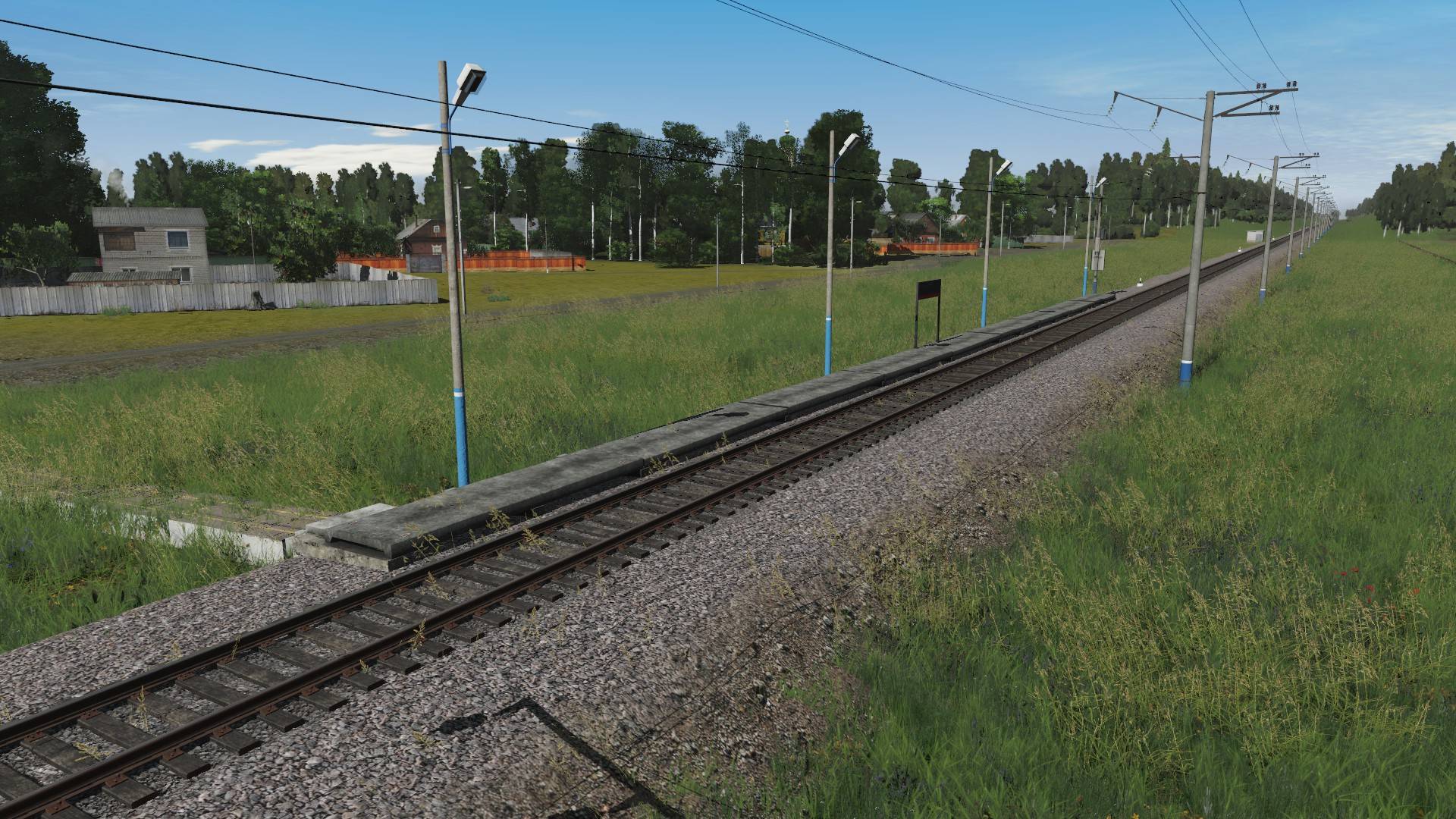 Trainz Railroad Simulator 2022 маршрут Лесногорск - Озёрное смотреть онлайн