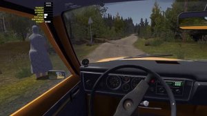 Grandma walking to church-My Summer Car