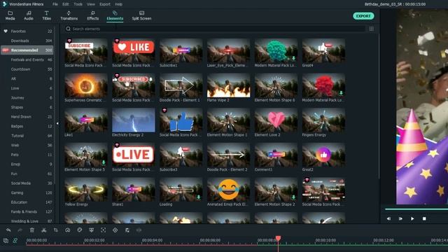 Create a Cinematic Birthday Intro | Filmora Creator Academy смотреть онлайн