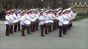 Смотр строевой песни в Челябинске