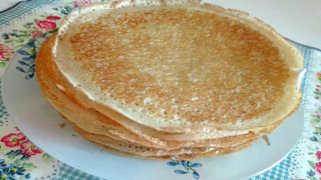 Ажурные блинчики с хрустящим краешком