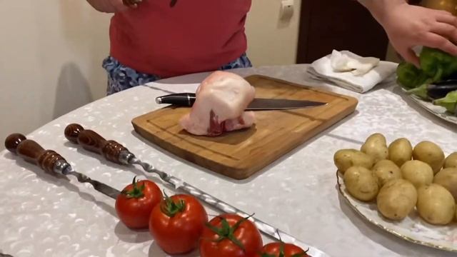Овощной шашлык