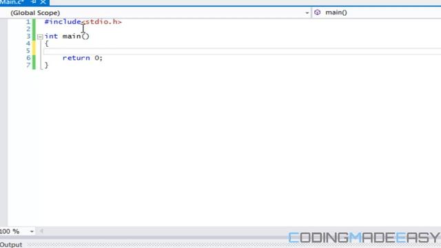 C Programming Made Easy Tutorial 2 - Code Structure