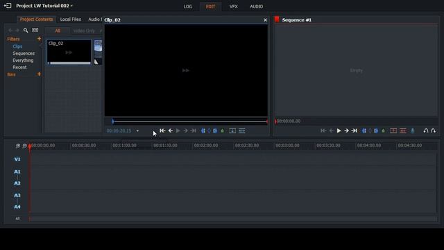 Lightworks 14 - Transitions смотреть онлайн