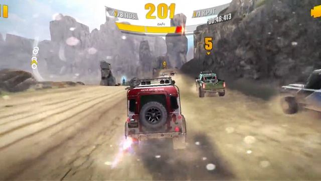krekkerGamer - Прохождение Asphalt Xtreme класика на Land Rover Defender смотреть онлайн