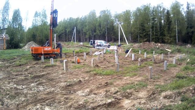 Забивка свай на участке смотреть онлайн