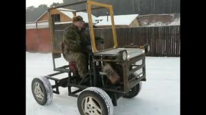 Самодельный минитрактор переломка "КПТ-4". Часть 5.