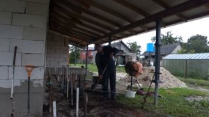 Недорогое основание для террасы