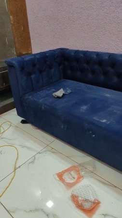 living room sofa and led panel