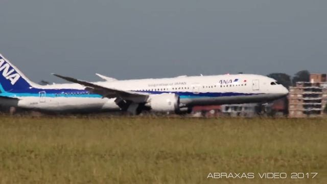ANA (All Nippon Airways) 787-9 [JA883A] - Arrival at Sydney - 8 January 2017 смотреть онлайн
