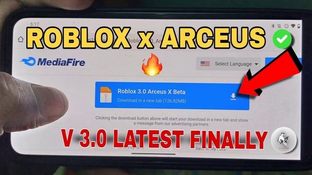 Roblox Arceus x  V3 Apk Direct Link Download Mediafire New Update ! 17 November  2022 смотреть онлайн