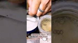 Филигранное кольцо. Вот как мы его делаем.