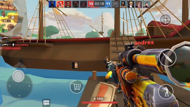 играем в бомбу снайпер и командный рижимы в POLYWAR