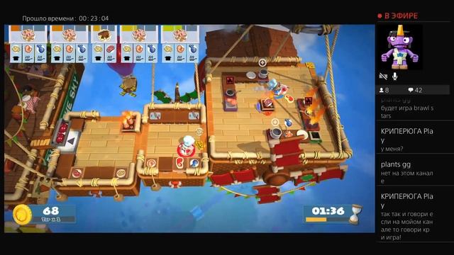 АДСКАЯ КУХНЯ - СТРИМ Overcooked 2 - PS4 PRO - МЫ С ВАМИ смотреть онлайн