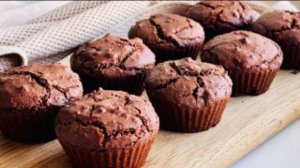 Шоколадные КЕКСЫ похожие на Брауни...🧁🍫☕😋    Рецепт в описании ✍️