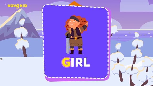 Words That Start with Letter G for Toddlers  - English Words for Toddlers