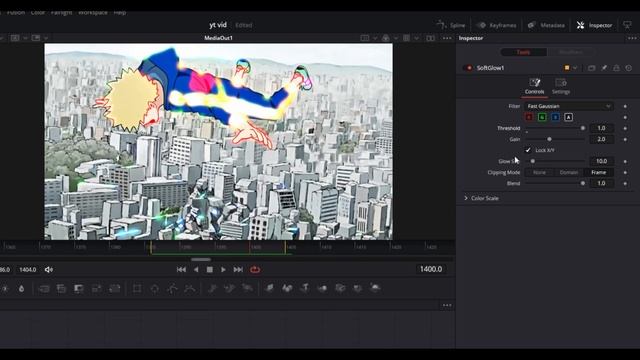 random glow tutorial | DaVinci Resolve смотреть онлайн