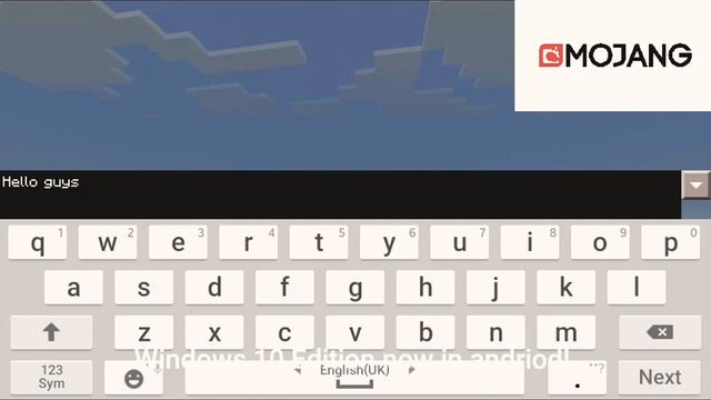 Minecraft Windows 10 edition (Apptoide Download description) смотреть онлайн