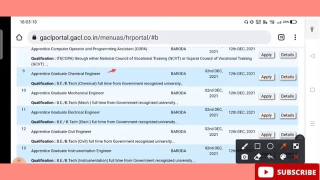 GACL Recruitment 2021| All Branch Eligible| GACL Apprentice Recruitment 2021| GACL Job Vacancy 2021