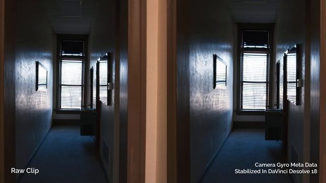 Gyro Metadata Stabilized Quick Test - BMPCC 6K, 6K G2, 6K Pro - Davinci Resolve 18