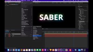 Saber text animation in After Effects | Saber | After Effects Tutorial