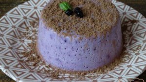 Черничное суфле