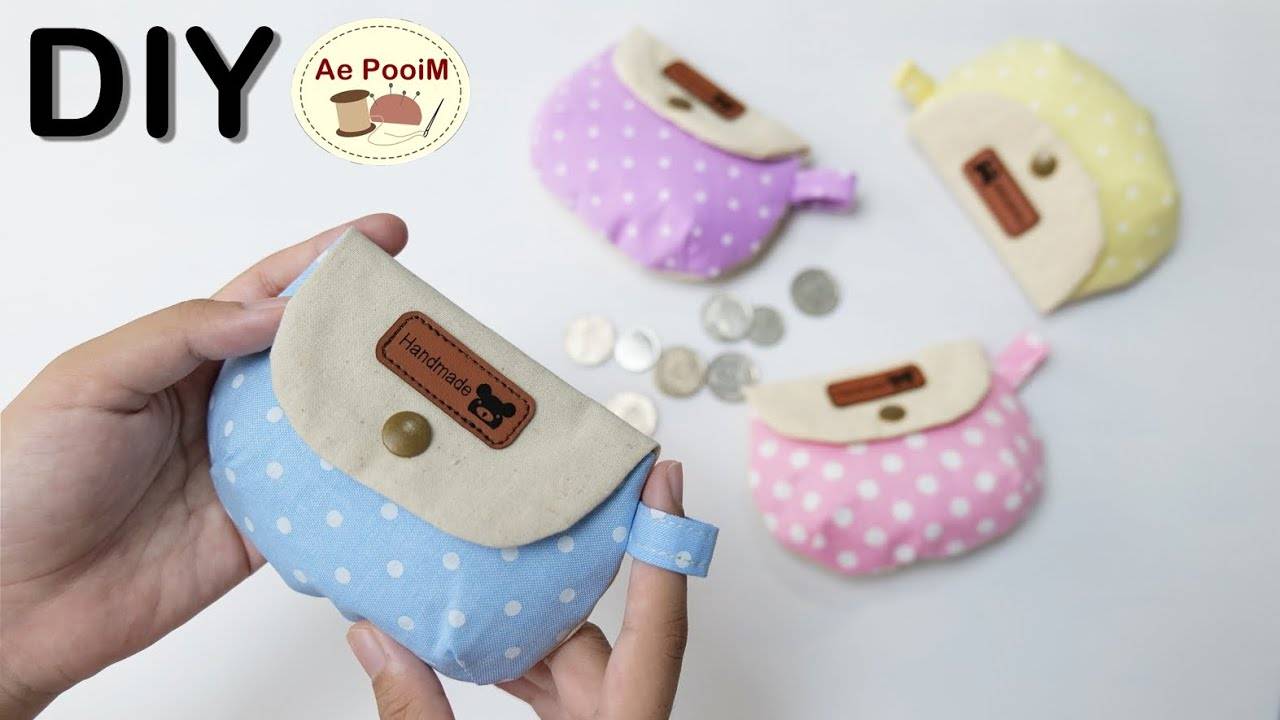 Идея для подарка! Кошелек для монет своими руками. смотреть онлайн