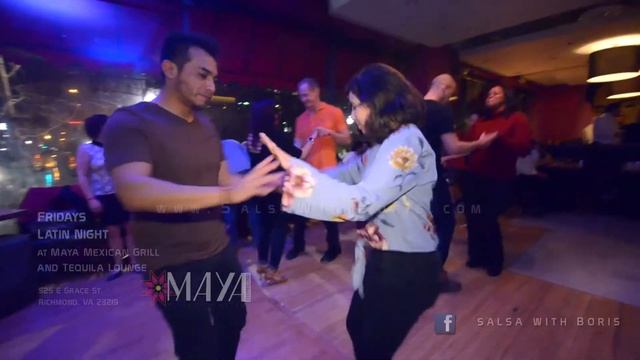 1.12.18 Salsa, bachata Merenegue dancing Fridays at Maya смотреть онлайн