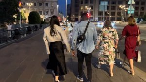 ⁴ᴷ EVENING STREET LIFE IN MOSCOW 🇷🇺 This will not be shown on TV | Walking Tour - (HDR Video)