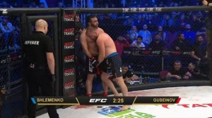 Александр Шлеменко vs Артур Гусейнов  - Полный Бой