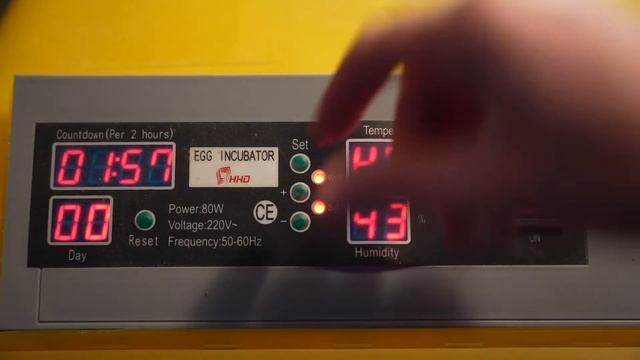 IMPORTANT egg incubator adjustments - TEMPERATURE - ARLAM - Programming HHD incubator settings