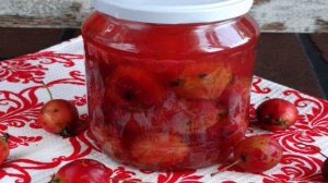 Компот из райских яблок на зиму