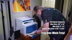 HP Color LaserJet Pro MFP 4301fdw with ADF scanner