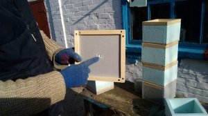 Нуклеус из пенополистирола.Как сделать.Дешовый нуклеус для облета маток.нуклеус из ППС как в Егошин