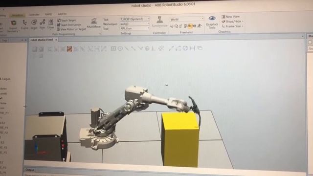 video simulation robot studio смотреть онлайн